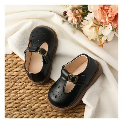 Toddler/Kids Girl Casual Velcro Hollow Out Leather Shoes