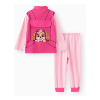 PAW Patrol Toddler Girl/Boy 2pcs Cosplay Long-sleeve T-shirt with Pants Set