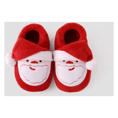 Christmas Baby & Toddler Santa Pattern Warm Prewalker Shoes