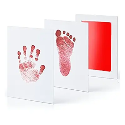 Non-Toxic Baby Handprint Footprint Inkless Hand Inkpad Watermark Infant Souvenirs Casting Clay N