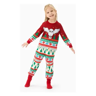 Harry Potter Family matching Christmas Tree Owl Pattern Pajama Set (Flame Resistant)