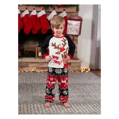 Christmas Reindeer Print Family Matching Pajamas Sets