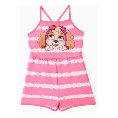 PAW Patrol 1pc Toddler Girls Skye/Everest/Liberty Character Print Striped Romper