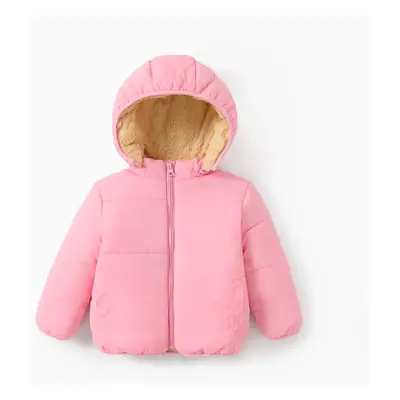 Toddler Boy/Toddler Girl Fleece-lining Cotton-Padded Jacket