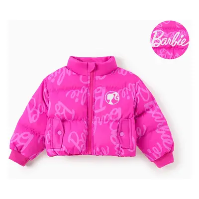 Barbie Toddler/Kid 1pc Logo Pattern Long-sleeve Jacket Coat