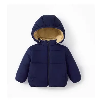 Toddler Boy/Toddler Girl Fleece-lining Cotton-Padded Jacket