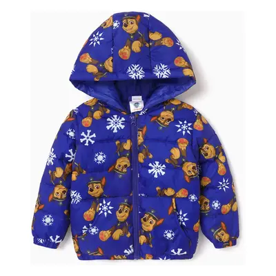 PAW Patrol Toddler Girl/Boy Skye Chase Rubble Long-sleeve Hooded Quilted Puffer Jacket