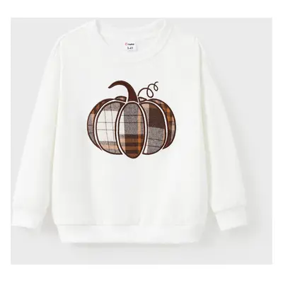 Halloween Mommy and Me Pumpkin Graphic Long Sleeves Sweatshirt