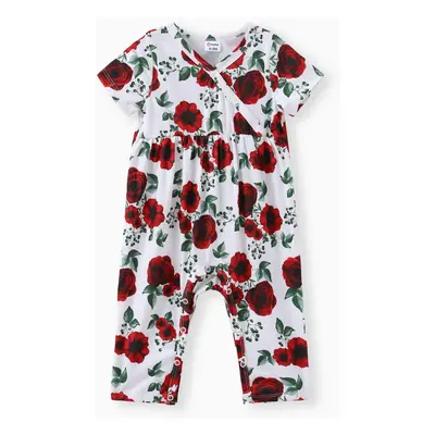 Baby Girl Clothes Floral Print Jumpsuit