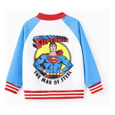 Justice League Toddler/Kid Boy/Girl 1pc Batman/Wonder woman/Superman Colorblock Long-sleeve Jack