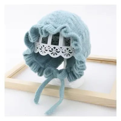 Baby / Toddler Pretty Ruffled Solid Knitted Hat