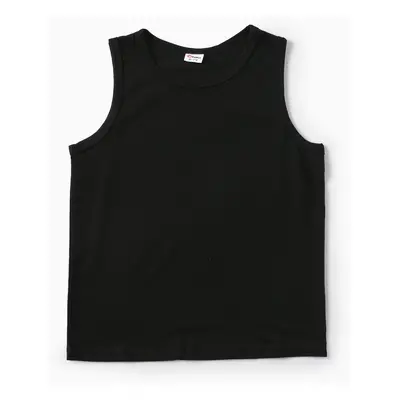 Kid Boy Simple Plain Tank Top