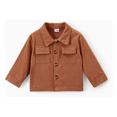 Baby Girl/Boy Classic Solid Color Long Sleeve Coat