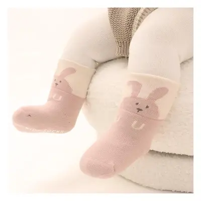 Baby Childlike Thickened warm mid-calf terry boneless loose socks