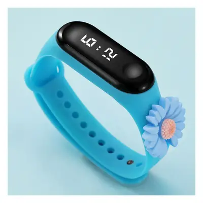 Toddler Sunflower Decor LED Watch Digital Smart Electronic Watch (With Packing Box)