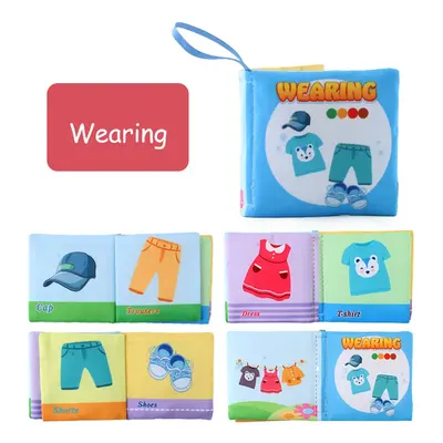 Baby Cloth Book Baby Early Education Cognition Farm Animal Vegetable Animals Wearing Transportat