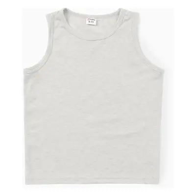 Kid Boy Simple Plain Tank Top