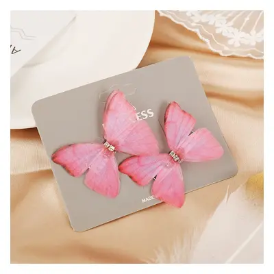 Butterfly Crystal Diamond Decor Hair Clip for Girls