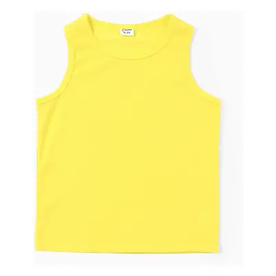 Kid Boy Simple Plain Tank Top