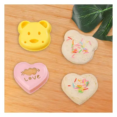 Set of Animal-shaped Bread Cutter DIY Molds