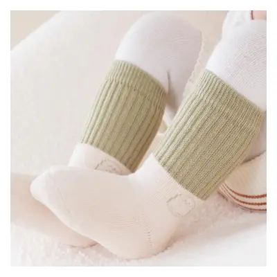 Baby Color matching thickened warm type A cotton socks