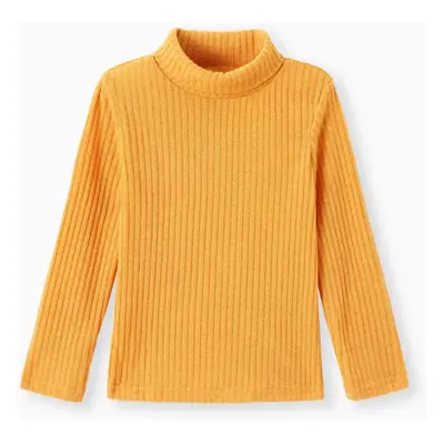 Toddler Boy/Girl Turtleneck Textured Tee