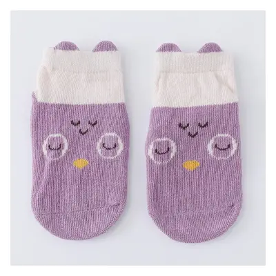 Baby/toddler Childlike Cartoon 3D Color-blocked Ship Socks