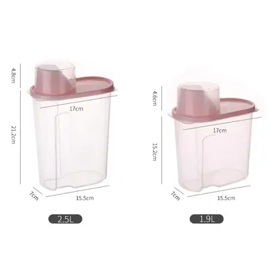 Airtight Food Storage Containers, Kitchen Pantry Organization and Storage, Plastic Canisters wit