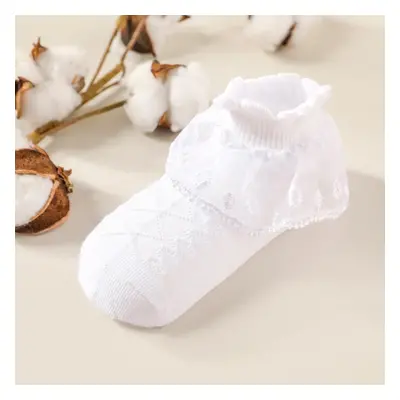 Baby / Toddler / Kid Lace Trim Pure Color Breathable Socks Dance Socks