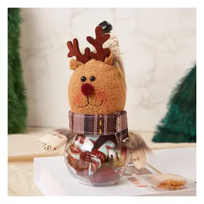 Creative Santa Claus and Reindeer Candy Jar