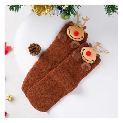 Parent-child Christmas decoration warm socks