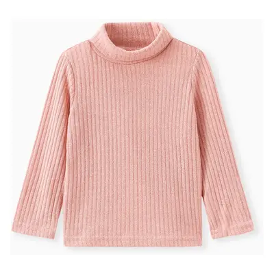 Toddler Boy/Girl Turtleneck Textured Tee