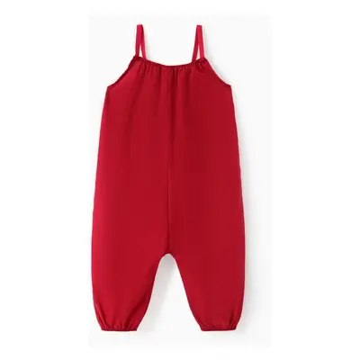 Baby Boy/Baby Girl Cotton Loose-fit Jumpsuit