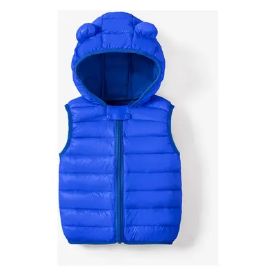 Toddler Boy/Toddler Girl Hooded Cotton-Padded Jacket Vest