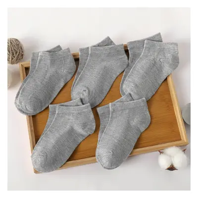 5-pairs Baby / Toddler / Kid Solid Socks