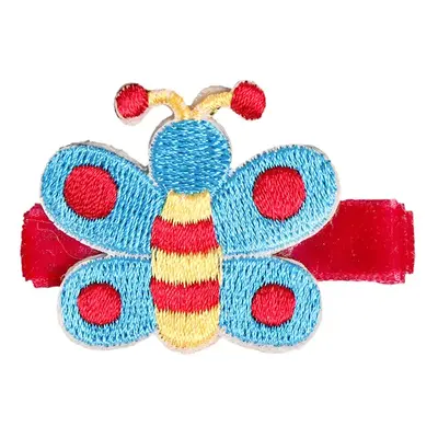 Toddler/kids Girl Childlike Embroidered Hair Clips with Cute Animal Fruit Bowknot Designs