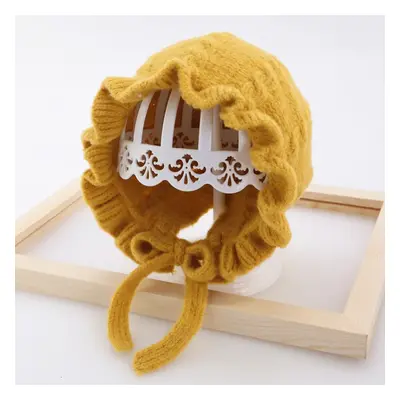 Baby / Toddler Pretty Ruffled Solid Knitted Hat