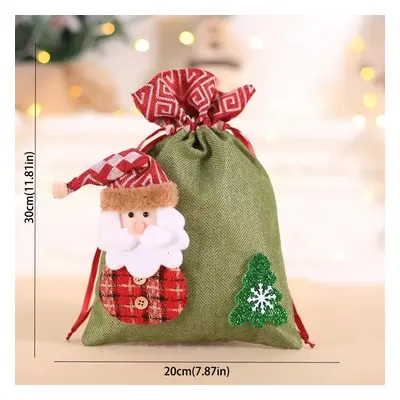 Christmas Cookie Candy Christmas Tree Decoration Bag