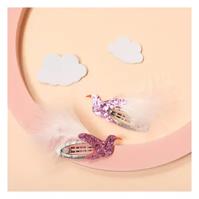 2-pack Toddler/kids Girl Cartoon Animal Hair Clips