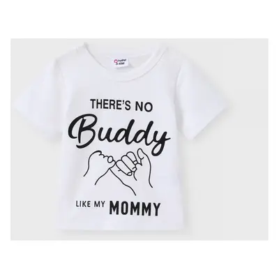 Baby Boy 95% Cotton Letter Print Tee