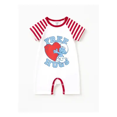 The Smurfs Family matching 1pc Cotton Valentine's Day Stripe Top/Jumpsuit