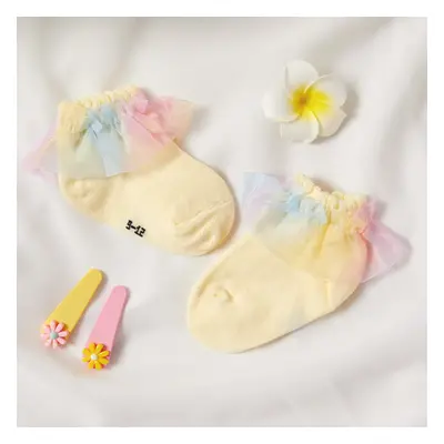 Baby / Toddler / Kid Mesh Flounced Socks