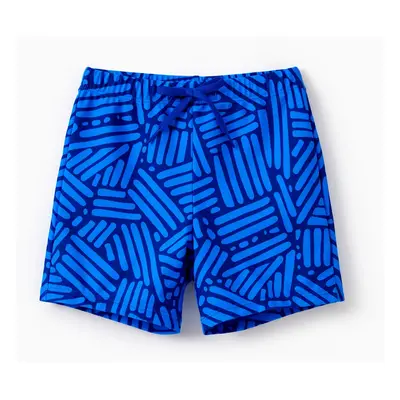 Family Matching Blue Ruffle One-piece Swimsuit or Swim Trunks