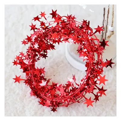 Pointed Star Garland Decoration for Christmas Tree and Stage Background Decoration