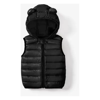 Toddler Boy/Toddler Girl Hooded Cotton-Padded Jacket Vest