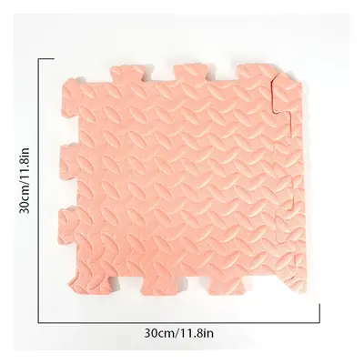 Foam Leaf Pattern Floor Mats - Non-slip and Waterproof, Multiple Colors for Bedroom and Home