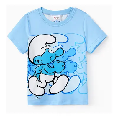 The Smurfs Family Matching Character Print Onesie/Sleevelss Dress/Tee