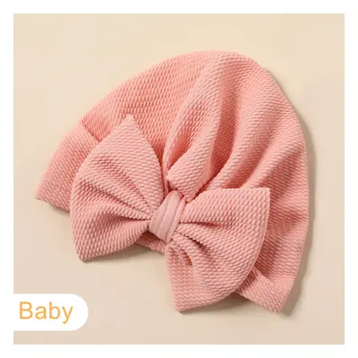 1Pc Solid Bow Decor Headband or Hat for Mom and Me