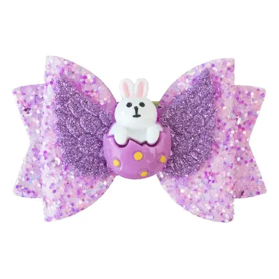 Toddler/kids Girl Easter-themed Cartoon Bunny Hair Clip with Bow