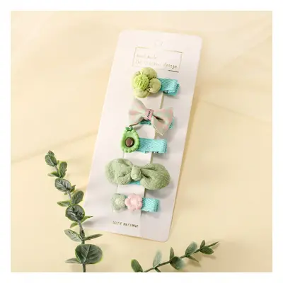 5-pack Toddler/Kid Cute Handmade Hairpin